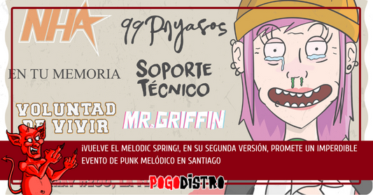 MELODIC SPRING II: Una Fiesta de Punk Melódico Chileno Este Sábado 7 de Diciembre