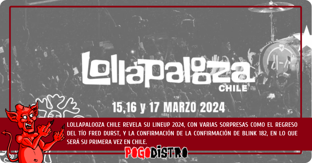 Lollapalooza reveló su lineup para la edición 2024