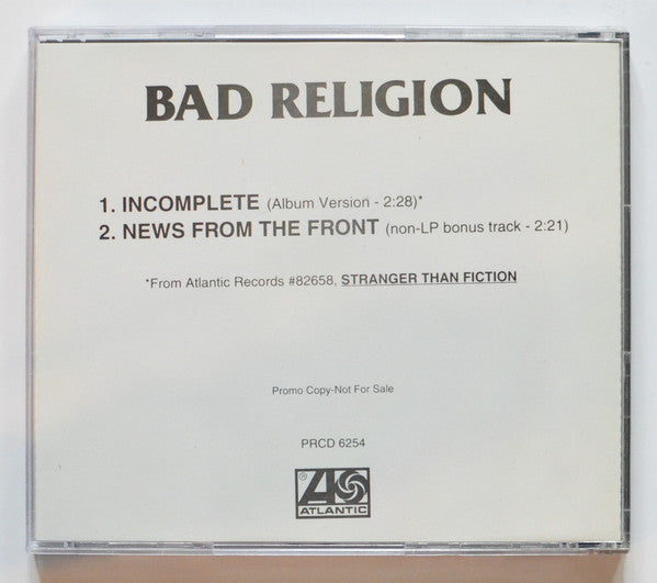 Bad Religion - Incomplete