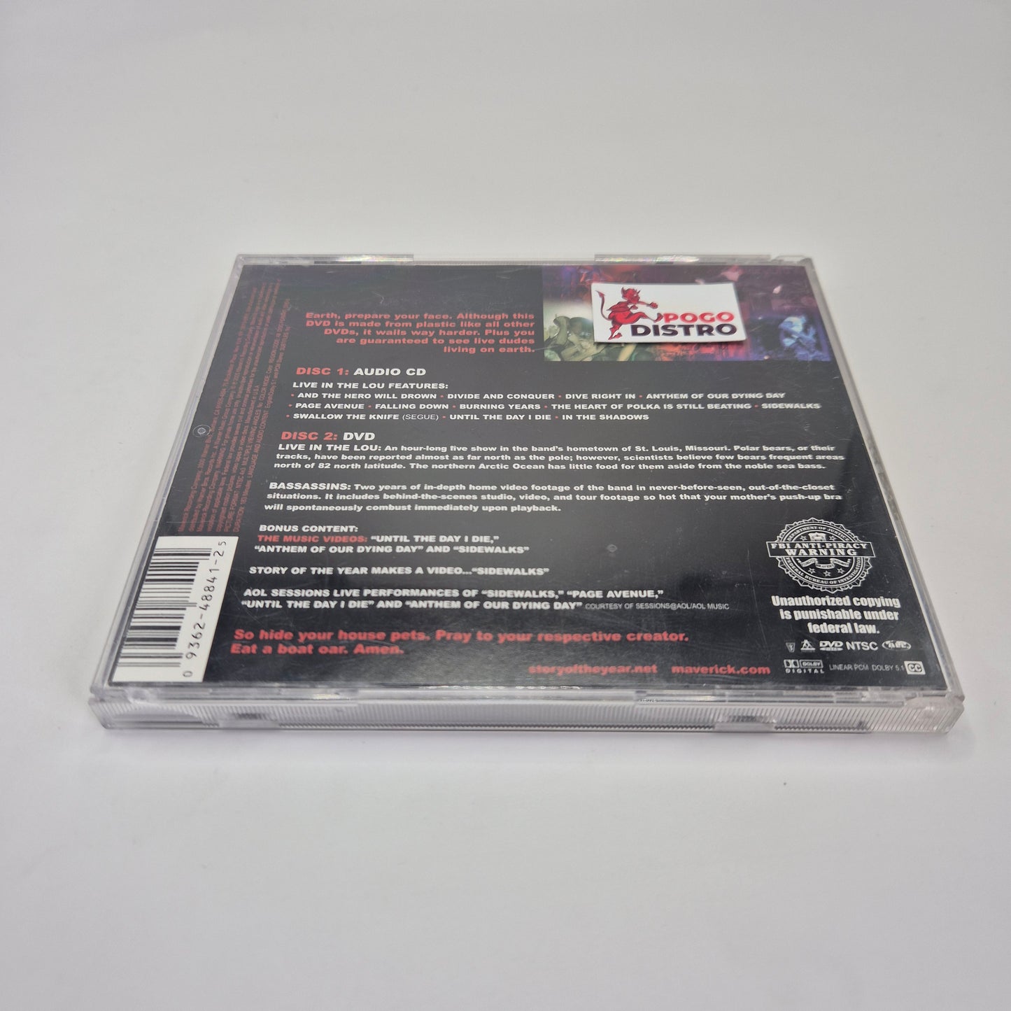 Story Of The Year - Live In The Lou / Bassassins (CD + DVD)