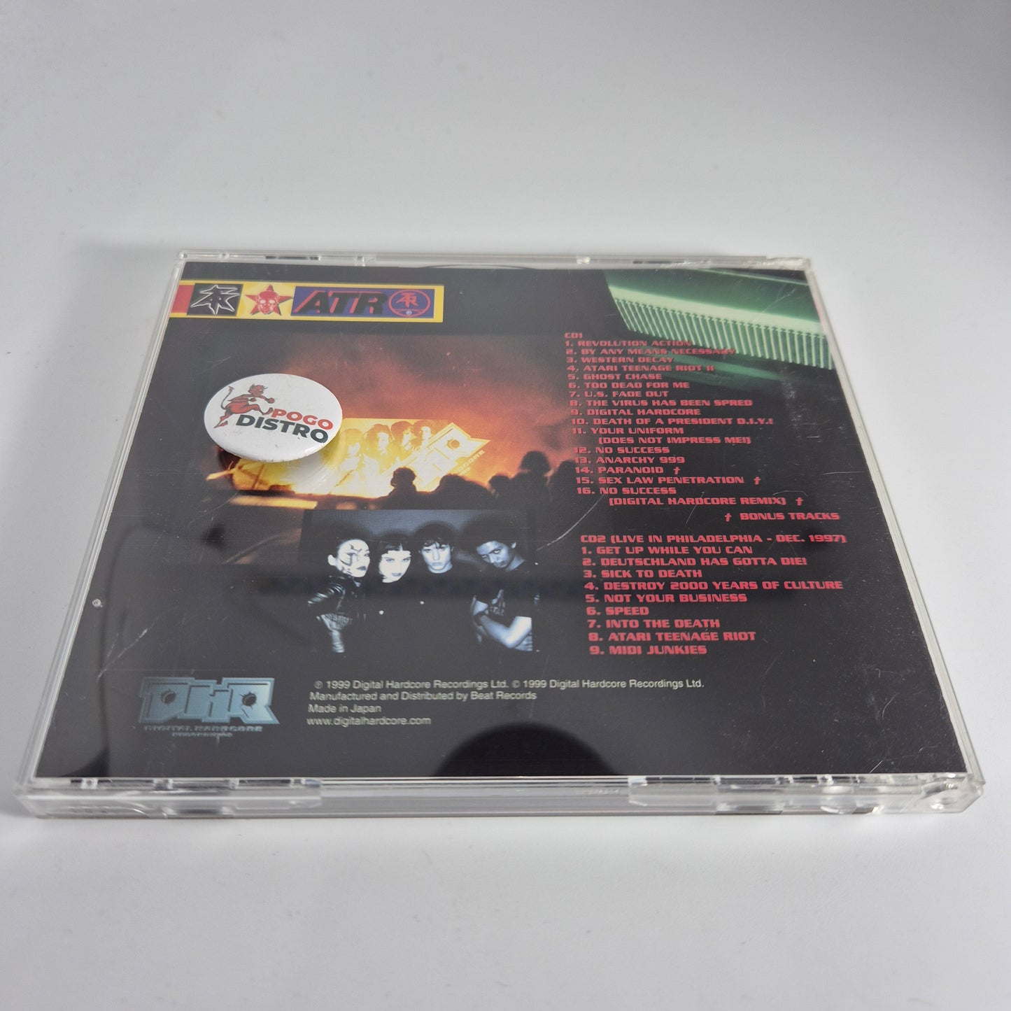 Atari Teenage Riot - 60 Second Wipe Out (Edición Japonesa / 2 CD)